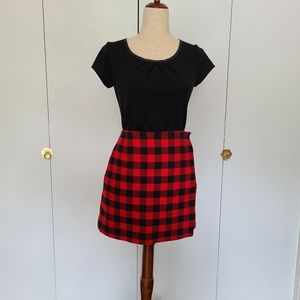 Vintage Tommy Hilfiger Checkered Wrap Skirt